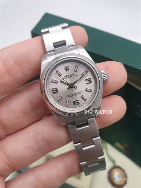 rolex ref 176200 grün|Rolex Oyster Perpetual 26 Silver DIal 176200 Stainless Steel.